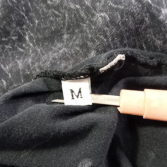 American age Acid Wash Lace Wing Back Tshirt Size M - Picture 14 of 14